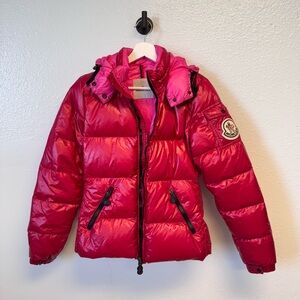 Moncler Vibrant Pink Puffer Jacket